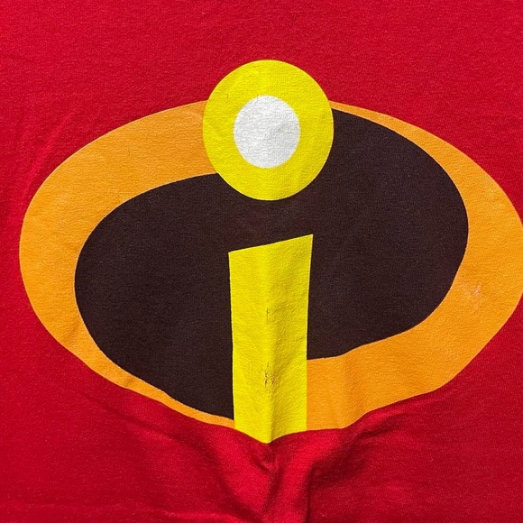 Disney Pixar the Incredibles movie graphic short sleeve crewneck superhero shirt - Picture 2 of 5